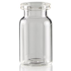 6R Tubular Glass Clear Type 1 Injection Vial